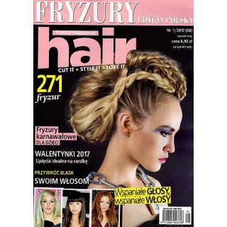 Fryzury - hair; Edycja Polska; 1/2017