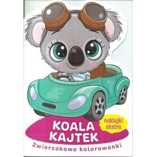 Koala Kajtek zwierzakowe kolorowanki Fakt 6/2022
