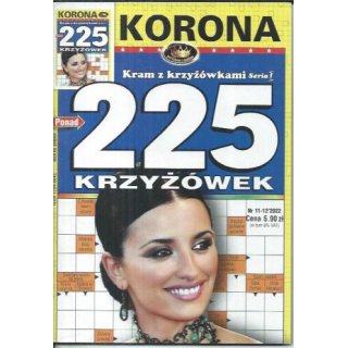 225 krzyżówek Kram z krzyżówkami Seria I Korona 11-12/2022