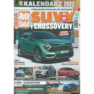 4x4 Auto Świat SUVy I Crossovery 1/21 + kalendarz 2022