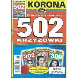 502 krzyżówki Kram z krzyżówkami Seria IV Korona 5-6/2022