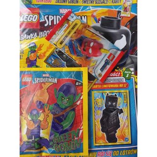 LEGO SPIDER-MAN 2/2023 ZIELONY GOBLIN + ŚWIETNY ŚCIGACZ! + KARTY