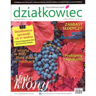 Działkowiec; 11/2015
