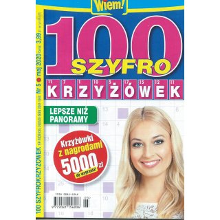 100 Szyfro Krzyżówek; Wiem; 5/2020