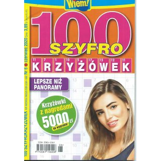 100 Szyfro Krzyżówek; Wiem; 6/2020