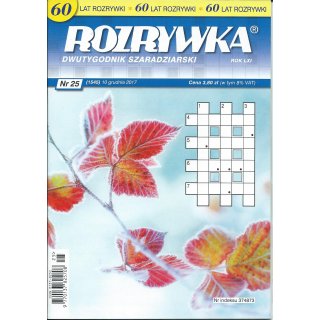 Rozrywka; Dwutygodnik Szaradziarski; 25/2017