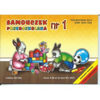 Samouczek Przedszkolaka nr 1 półrocznik 2019