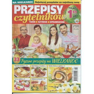 Przepisy Czytelników; 4/2019