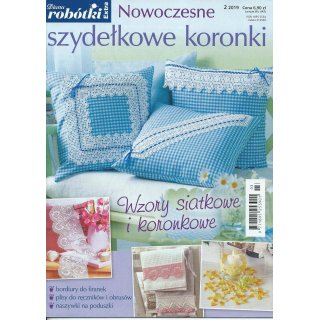 Nowoczesne Szydełkowe Koronki; Diana Robótki Extra; 2/2019