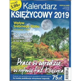 Przepis Na Ogród; Kalendarz Księżycowy 2019; WS; 5/2018