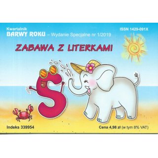 Zabawa z literkami; Barwy Roku WS; 1/2019