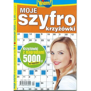 Moje Szyfro krzyżówki; Wiem 4/2020