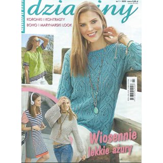 Sandra Extra Dzianiny 1/2020 Wiosenne lekkie ażury BPV
