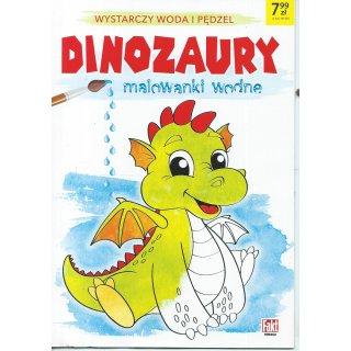 Dinozaury malowanki wodne; Fakt edukacja 4/2019