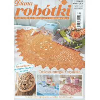 Diana Robótki 4/2020 Siatkowa czapka na lato