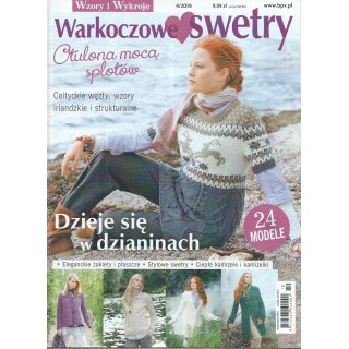 Wzory i Wykroje 4/2019 Warkoczowe swetry