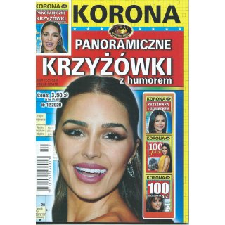 Panoramiczne krzyżówki z humorem; Korona 12/2020
