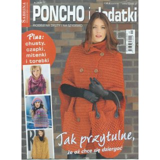 Sabrina WS 4/2020 Poncho i dodatki: Tak przytulne, że aż chce się dziergać