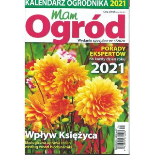 Mam Ogród WS; Kalendarz Ogrodnika 2021; 4/2020