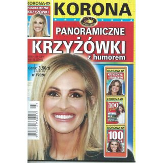 Panoramiczne krzyżówki z humorem; Korona 7/2020
