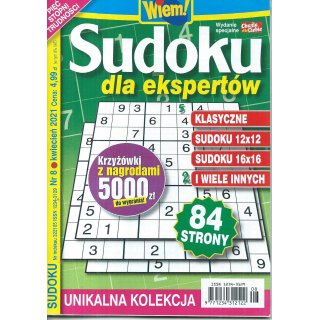 Sudoku dla ekspertów 8/2021