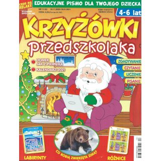 Krzyżówki Przedszkolaka 13(6)/2020/2021