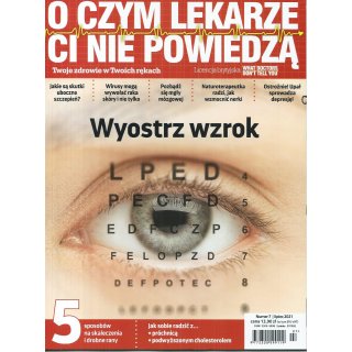 O Czym Lekarze Ci Nie Powiedzą; 7/2021