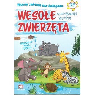 Wesołe Zwierzęta - malowanki wodne; Fakt dla malucha 4/2020