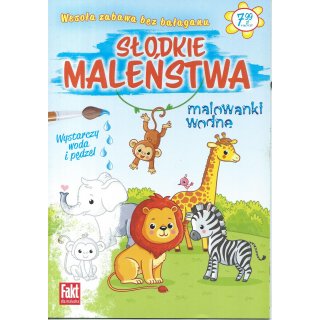 Słodkie Maleństwa; Malowanki Wodne; Fakt dla malucha; 3/2021