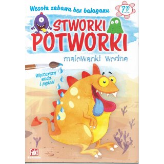 Stworki Potworki; Malowanki Wodne; Fakt dla malucha; 2/2020
