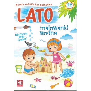 Lato; Malowanki Wodne; Fakt dla malucha; 4/2021
