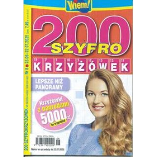 200 szyfro krzyżówek Wiem 8/2025