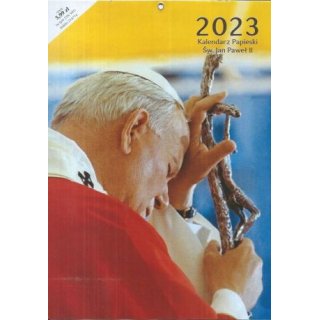 2023 Kalendarz Papieski Św. Jan Paweł II 