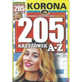 205 krzyżówek A-Ż Wędrówki przez krzyżówki Korona 11-12/2022