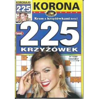 225 krzyżówek Kram z krzyżówkami Seria I Korona 7-8/2023