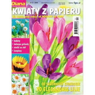 Diana Wydanie Specjalne Kwiaty z Papieru; 2/2016