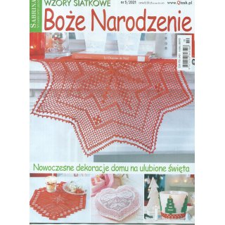 Sabrina WS 5/2021 WZORY SIATKOWE Boże Narodzenie BPV