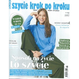 Burda Szycie krok po kroku 6/2021 Sposób na życie to szycie + wykroje