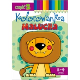 Kolorowanka malucha 2-4 lata Część 2, Wydawnictwo Literka