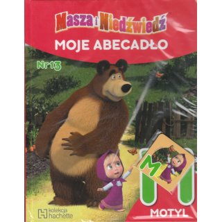Masza i Niedźwiedź MOJE ABECADŁO 13 MOTYL