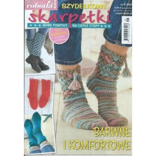 Diana Robótki Extra 4/2022 Szydełkowe skarpetki 