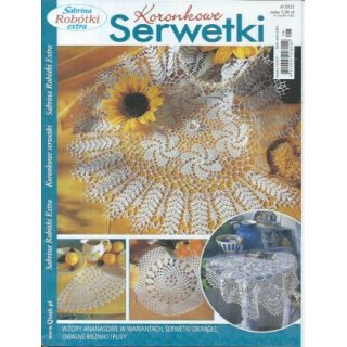 Sabrina Robótki Extra 4/2022 Koronkowe serwetki 