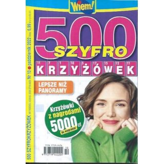 500 szyfro krzyżówek Wiem 10/2022