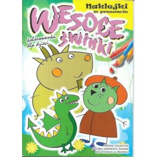 Wesołe świnki Kolorowanka dla dzieci nr 91