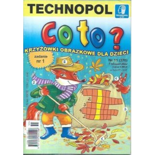 Co to? Krzyżówki obrazkowe dla dzieci 11/2022