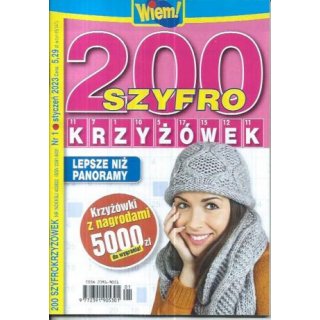 200 szyfro krzyżówek Wiem 1/2023