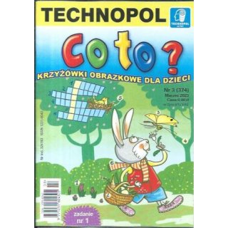 Co to? Krzyżówki obrazkowe dla dzieci 3/2023