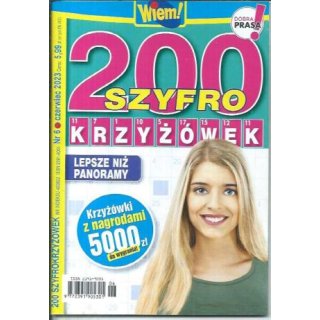 200 szyfro krzyżówek Wiem 6/2023