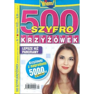 500 szyfro krzyżówek Wiem 7/2023