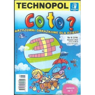 Co to? Krzyżówki obrazkowe dla dzieci 8/2023
